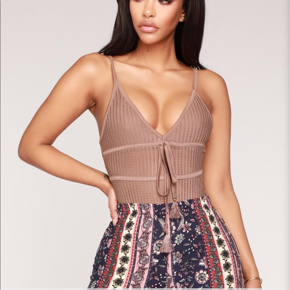 Mocha bodysuit